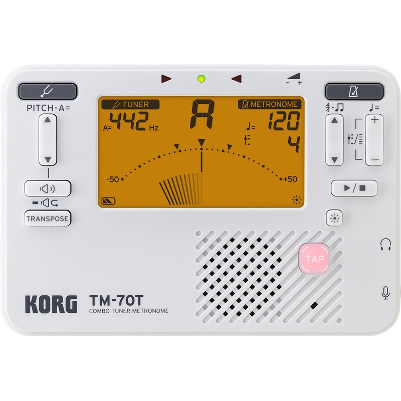 Afinador Crómatico Korg Tm-70T Wh