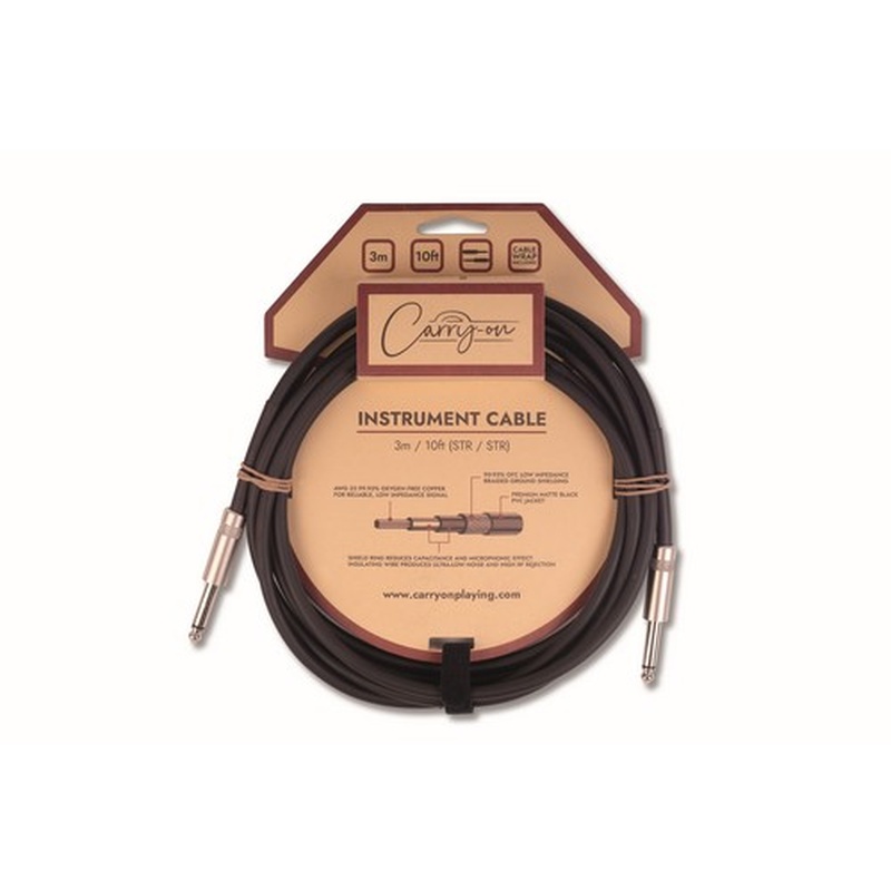 Cable De Instrumento Carry On 3M Ss Recto/Recto