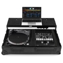 HARDCASE UDG GEAR U91100BL ULTIMATE FLIGHT CASE SINGLE TURNTABLE BATTLE/PLX-CRSS12+10'/12' MIXER PLUS