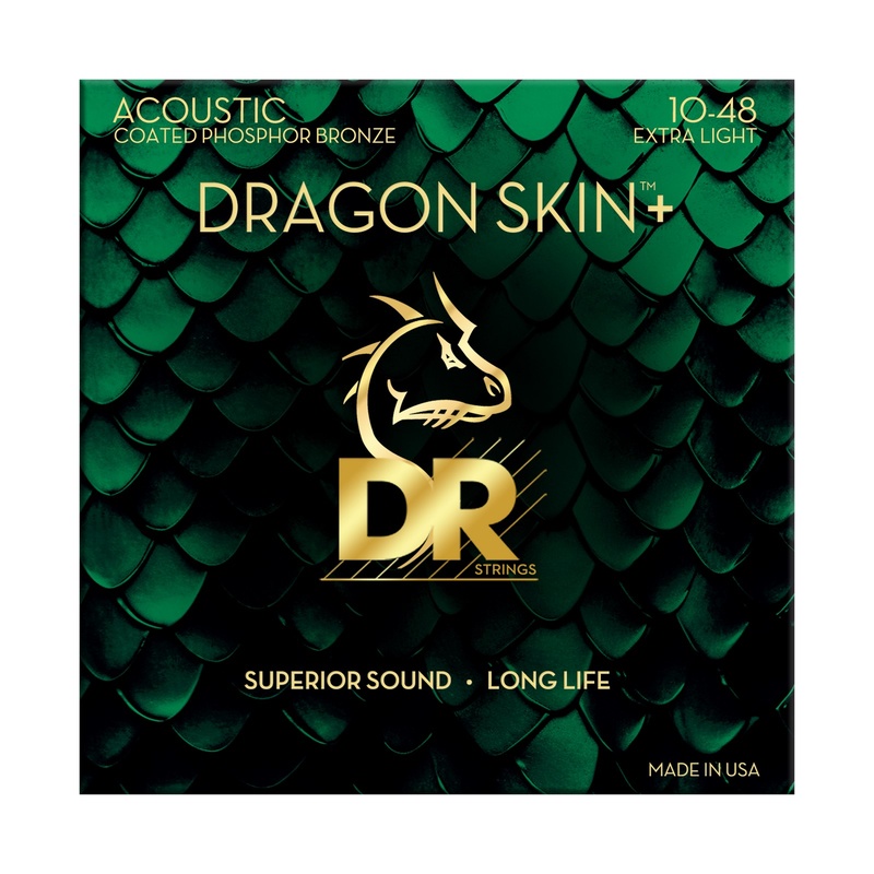 CUERDAS ACUSTICA DR DAP-10 DRAGON SKIN+