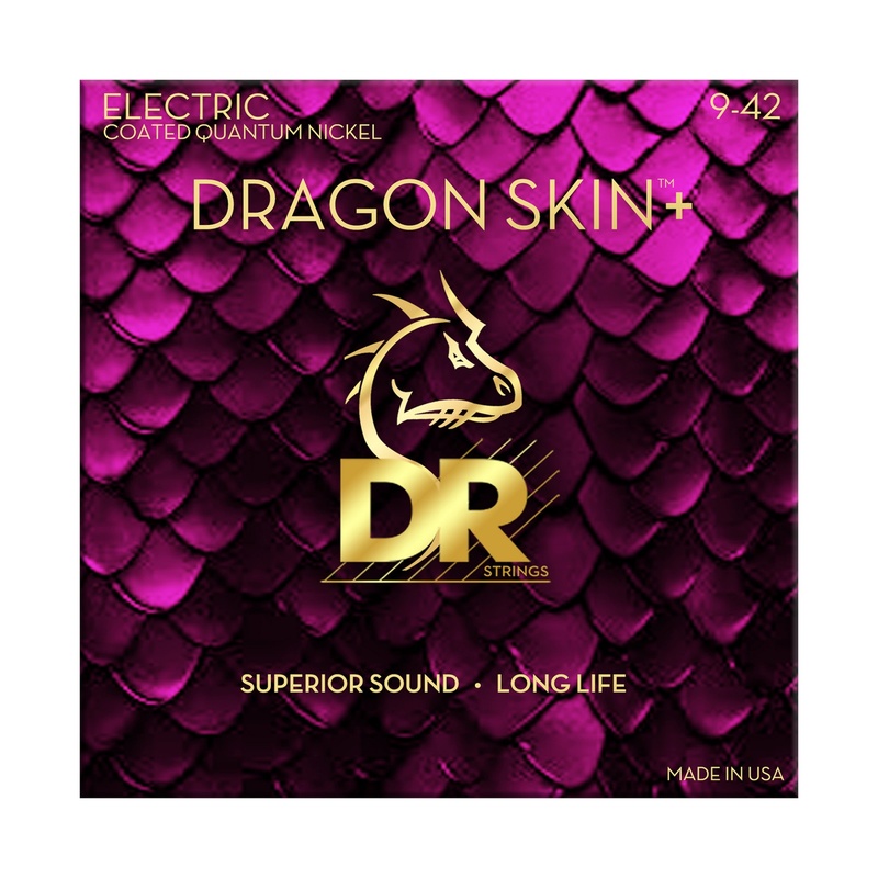 CUERDAS GUITARRA ELECTRICA DR DEQ-9 DRAGON SKIN+