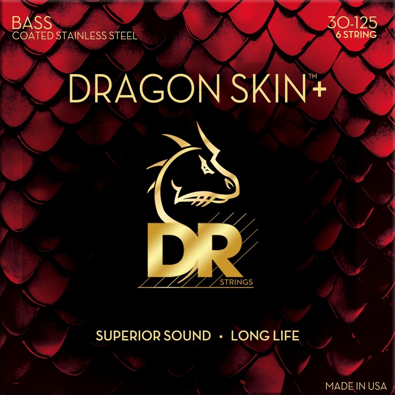 Cuerdas De Bajo Dr Dbs6-30 Dragon Skin+
