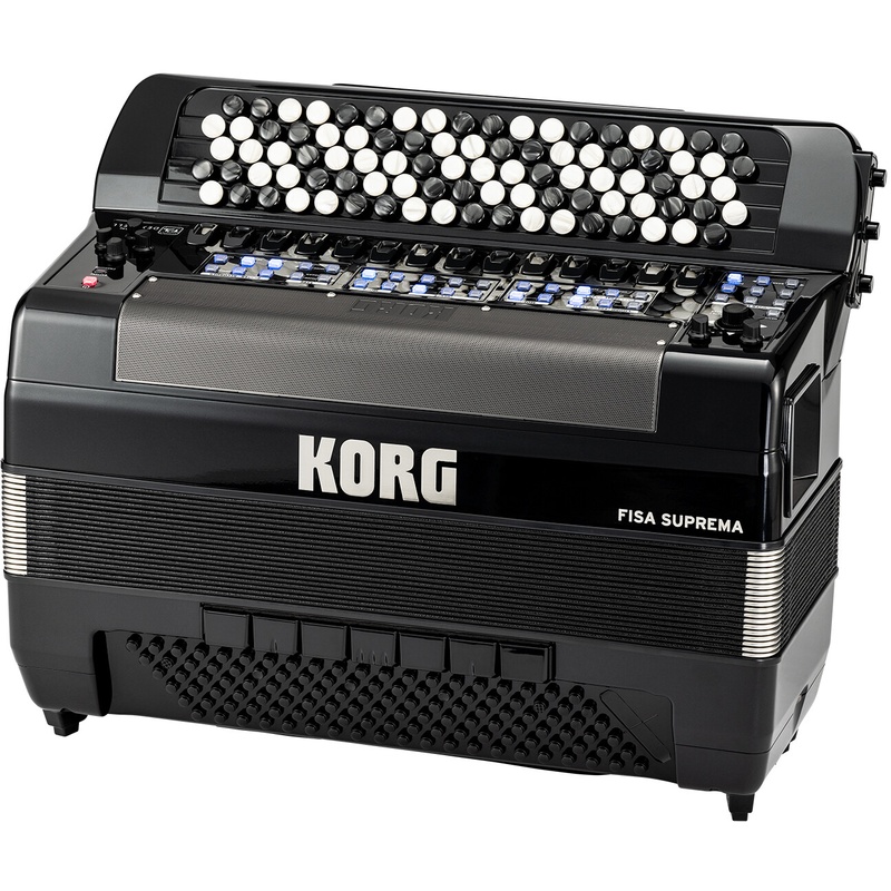 ACORDEÓN DIGITAL KORG FISA SUPREMA BOTONES BK