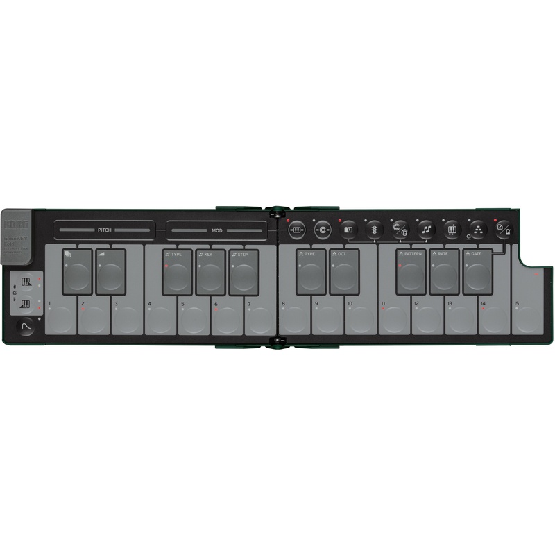 Teclado Maestro Korg Nanokey Fold Ag