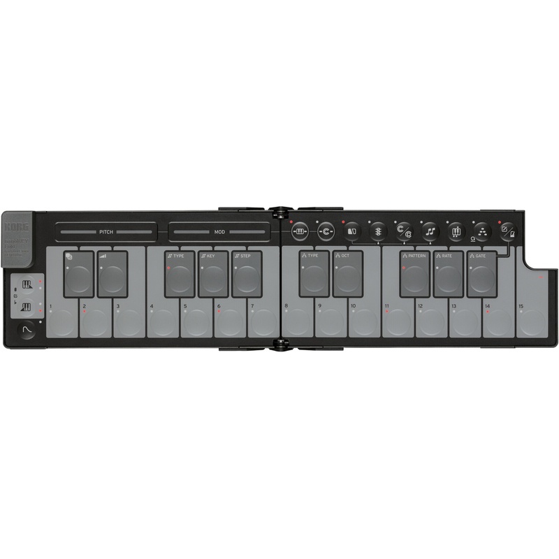 TECLADO MAESTRO KORG NANOKEY FOLD BK