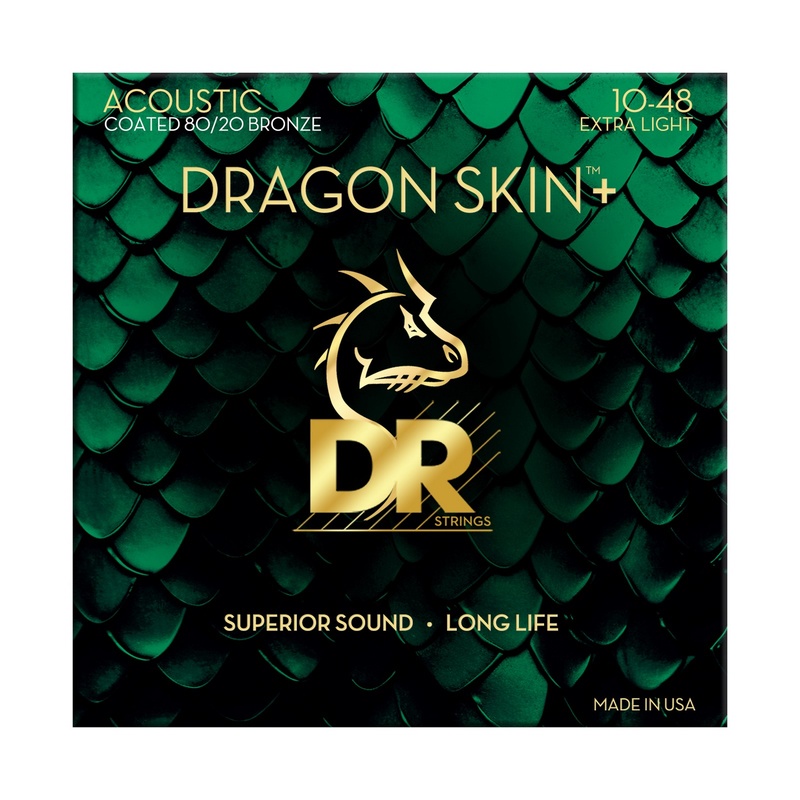 Cuerdas Acustica Dr Da8-10 Dragon Skin