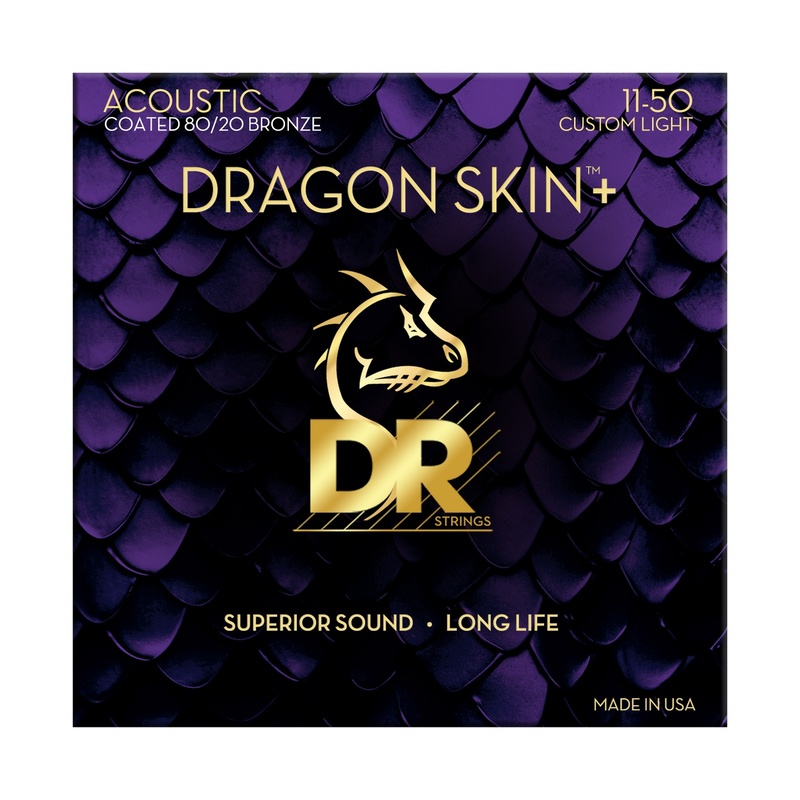 Cuerdas Acustica Dr Da8-11 Dragon Skin