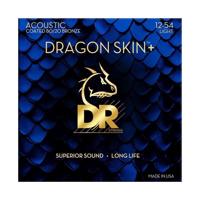 Cuerdas Acustica Dr Da8-12 Dragon Skin
