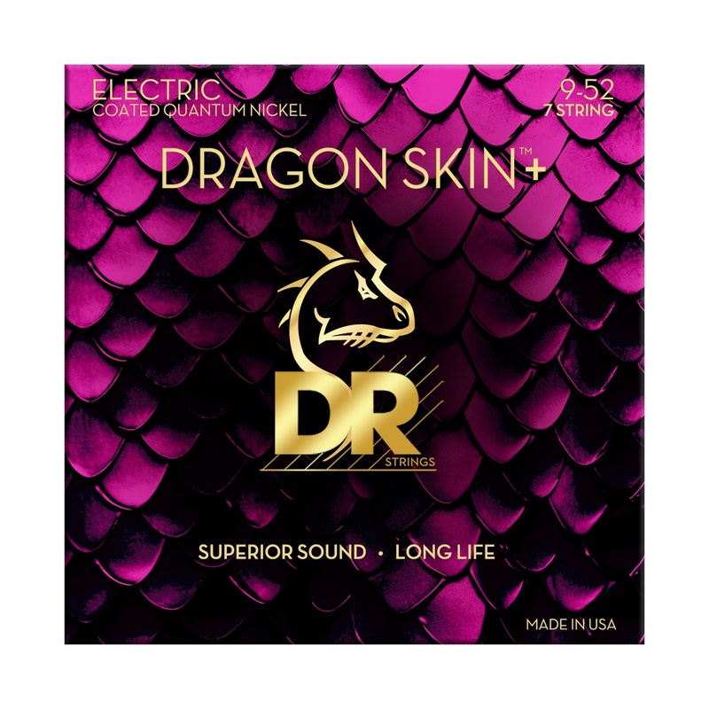 Cuerdas Guitarra Eléctrica Dr Deq-7/9 Dragon Skin Light
