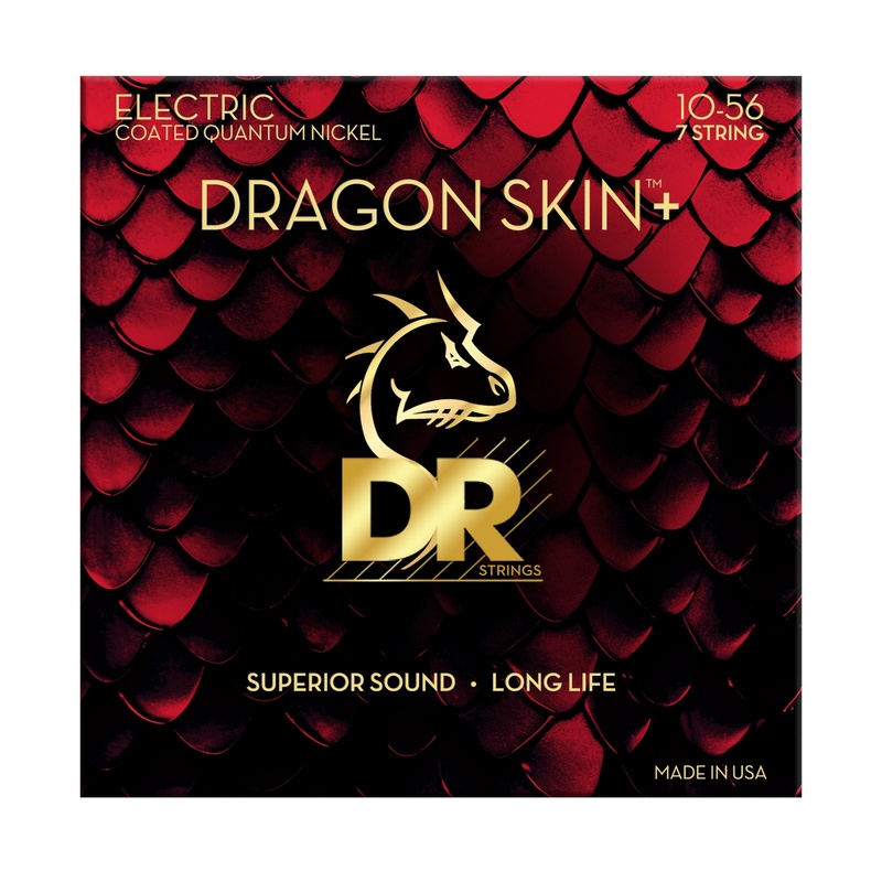Cuerdas Gitarra Electrica Dr Deq-7/10 Dragon Skin 1056