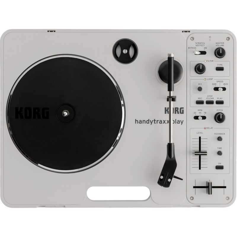 PLATO GIRADISCOS PORTÁTIL KORG HANDYTRAXX PLAY