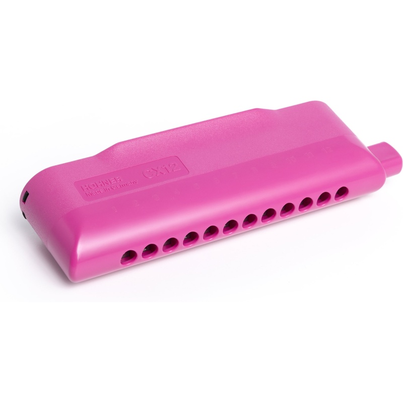 Armónica Cromática Hohner Cx12 Pink