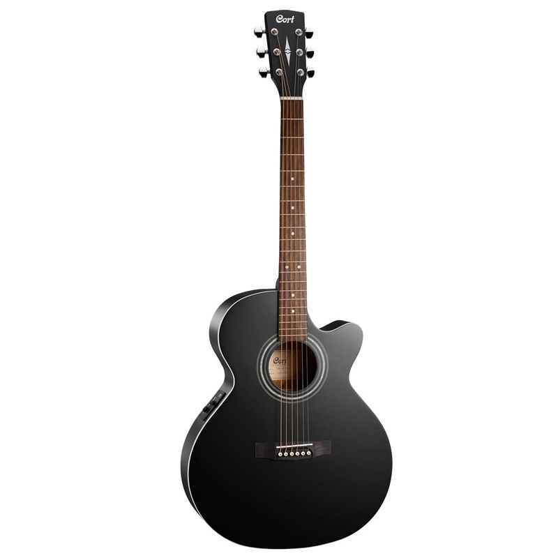 Guitarra Acustica Cort Sfx-Me Bks