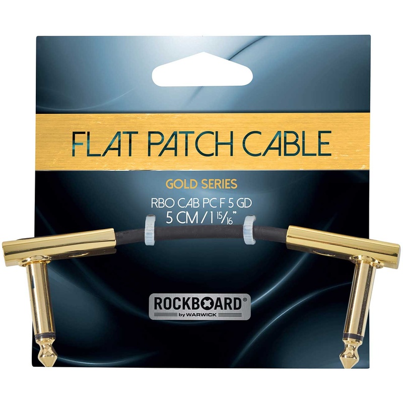 Cable De Conexión Plano Rockboard Gold Series 5 Cm