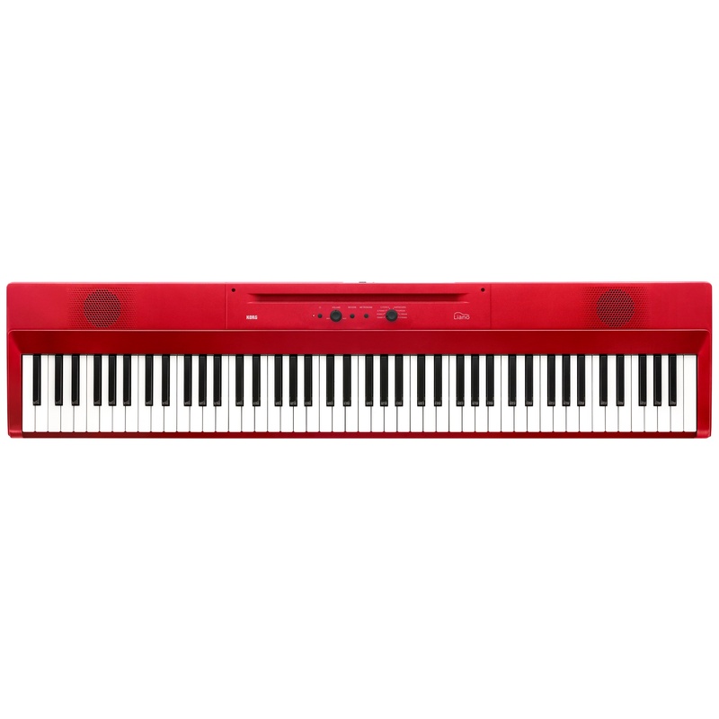 Piano Digital Korg Liano Metallic Red