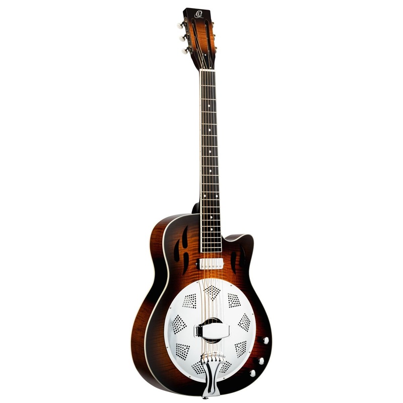 Guitarra Resonadora Ortega Americana Series Rrg50Ce-Ssb