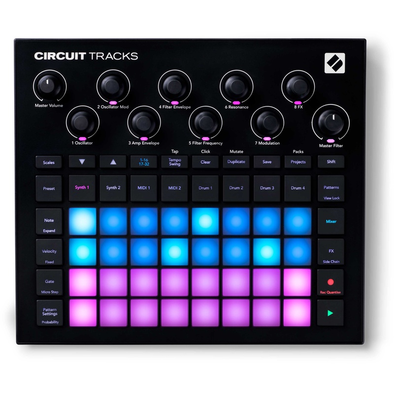 MODULO SINTETIZADOR NOVATION CIRCUIT TRACKS