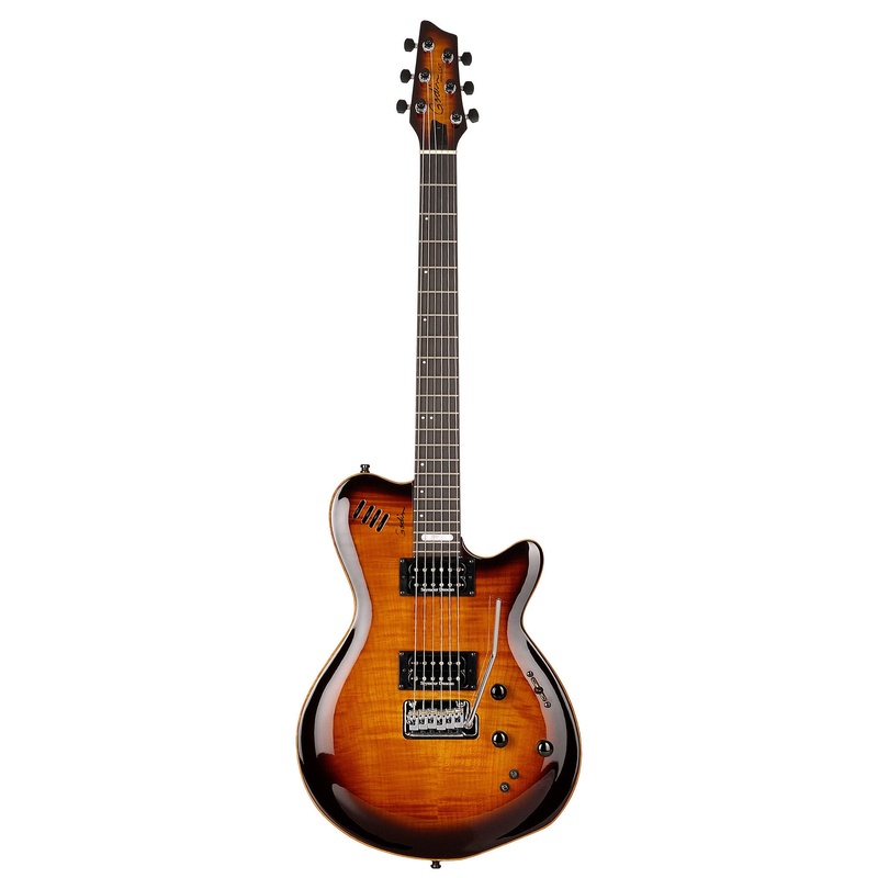 Guitarra Eléctrica Godin Lgxt Cognac Burst Flame Aa