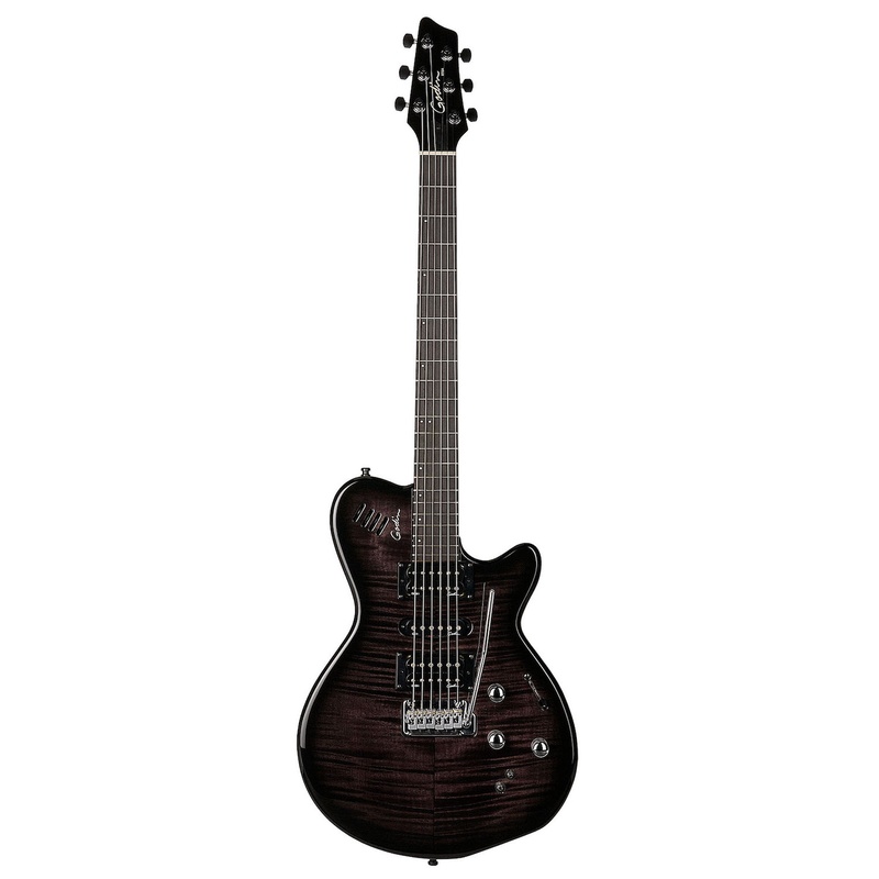 Guitarra Electrica Godin Xtsa Leaftop Trans Bk Bag