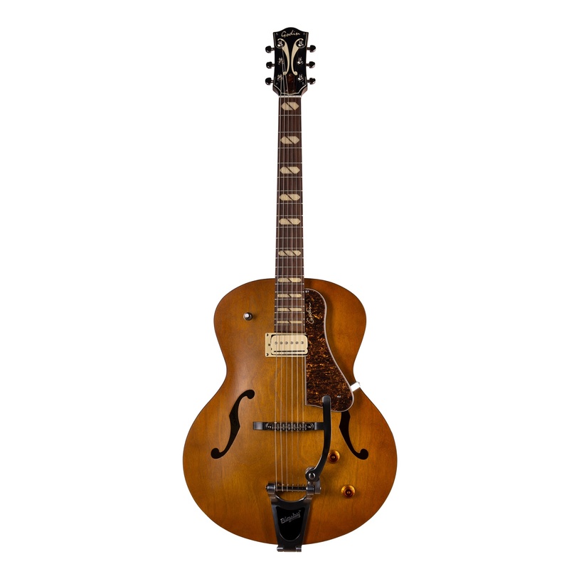 Guitarra Eléctrica Godin 5Th Avenue Jumbo P90 Harvest Gold