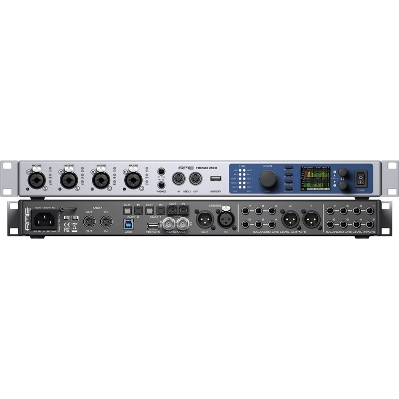 Interfaz De Audio Rme Fireface Ufx Iii