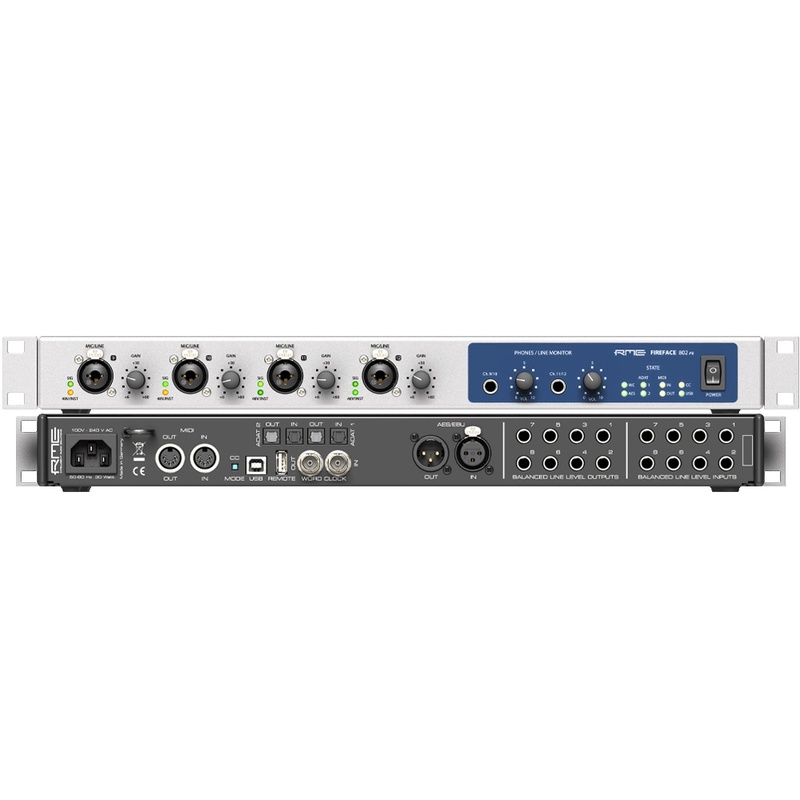Interfaz De Audio Rme Fireface 802 Fs