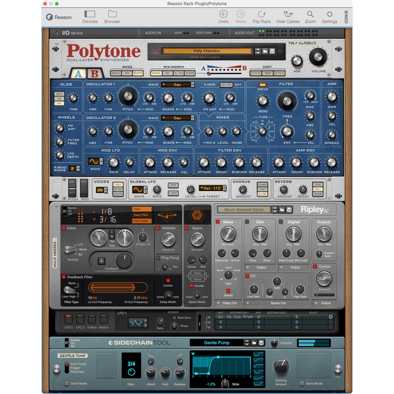 Software Reason Studios Reason Rack 13