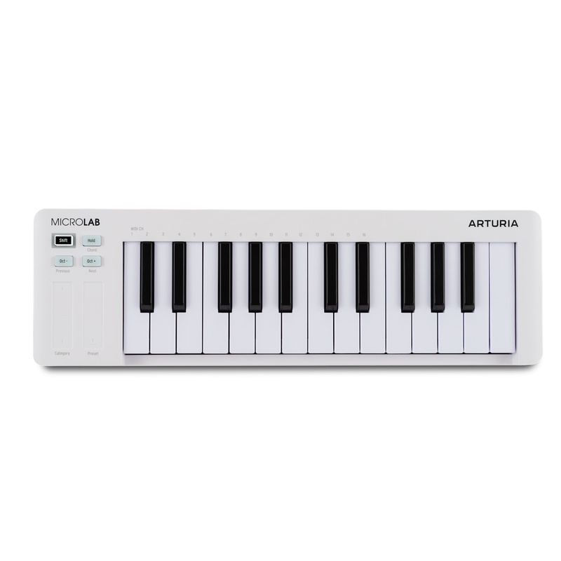 Controlador Midi Arturia Microlab Mk3 Wh