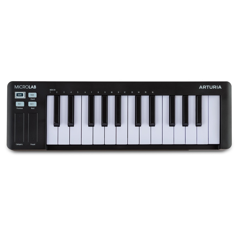 Controlador Midi Arturia Microlab Mk3 Bk