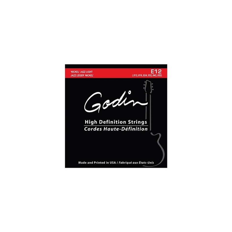 Cuerdas Gitarra Eléctrica Godin E-12 Jazz Light 12-52