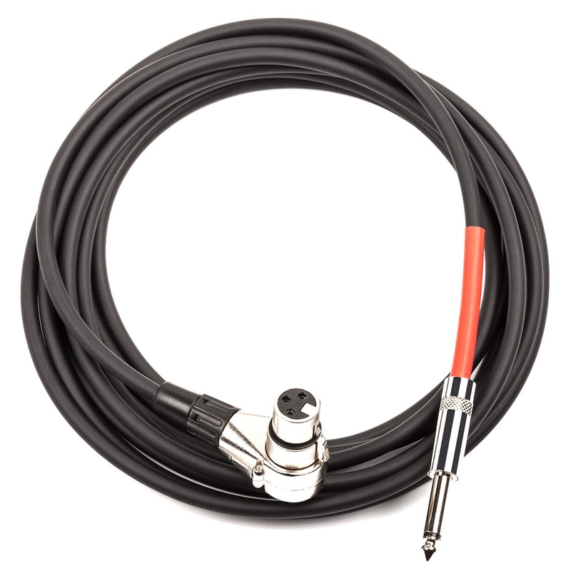 Cable Xlrh A Tr Ddrum Right Angle Xlr To Ts Trigger