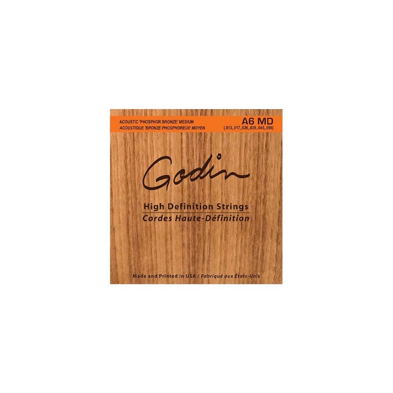 Cuerdas Acustica Godin A6 Md Phos Bronze 13-56