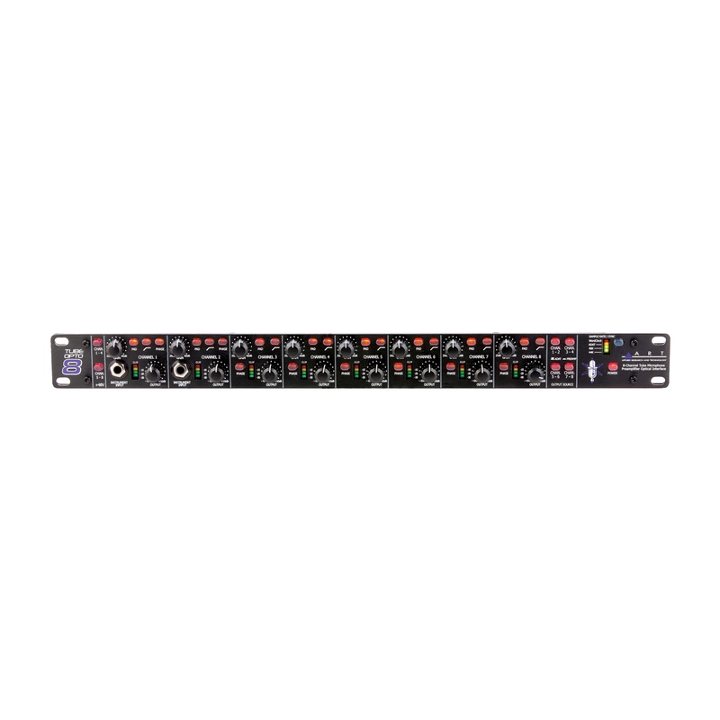 Preamplificador De Micrófonos Art Tubeopto 8