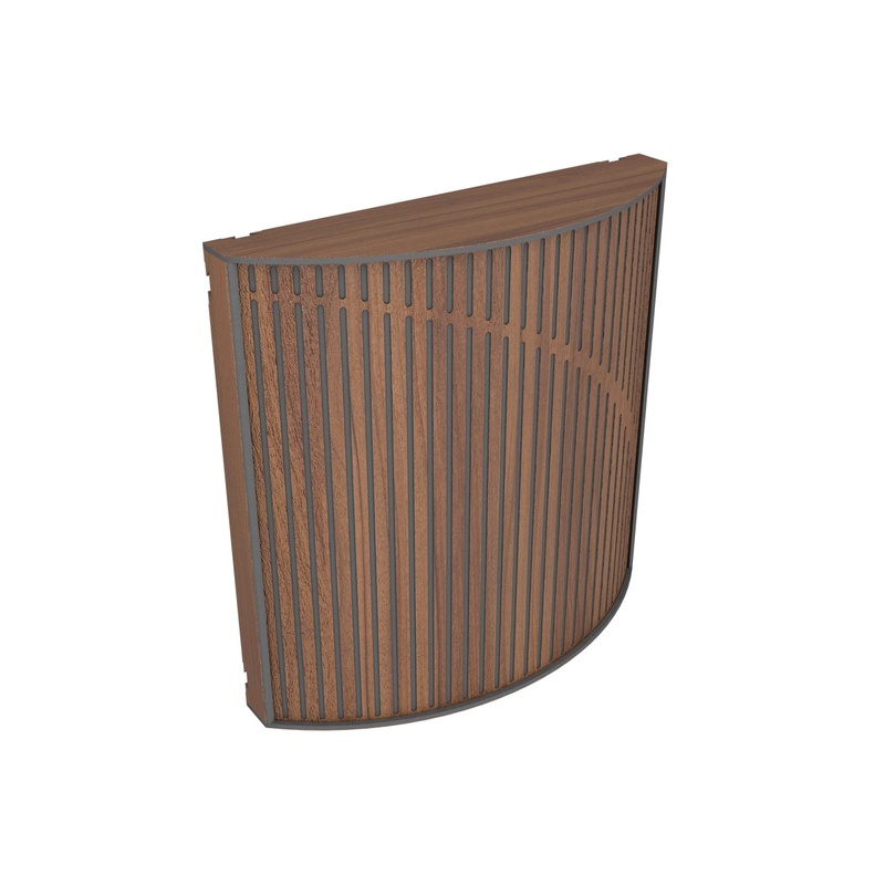 Caja De Sonido Vicoustic Cinema Round Ultra Fuser Nat Walnut (2U)