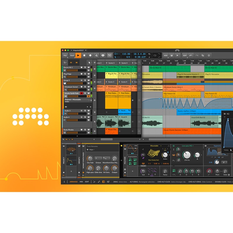 Licencia De Ampliación Bitwig Studio Producer Upgrade From 8-Track