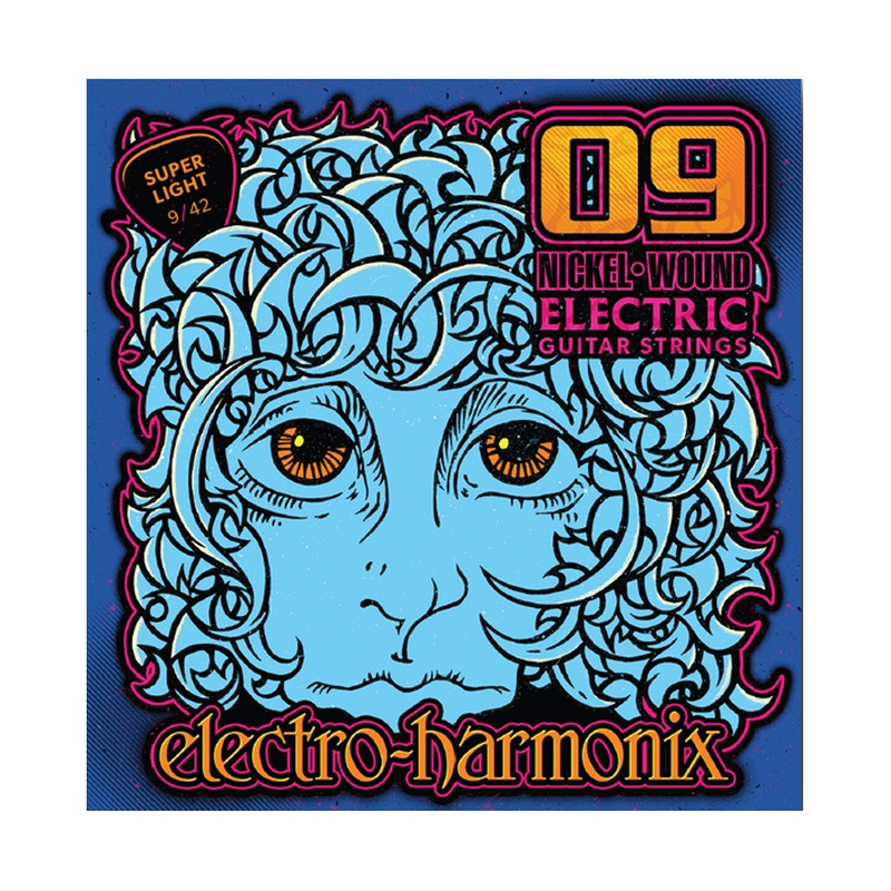 Cuerdas Gitarra Electrica Ehx Set 6 Calibre 09