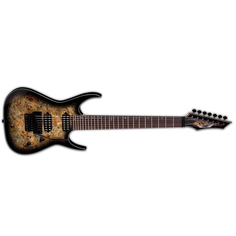 Guitarra Eléctrica Dean Exile Select 7 Floyd Fluence Nat Bk Brst
