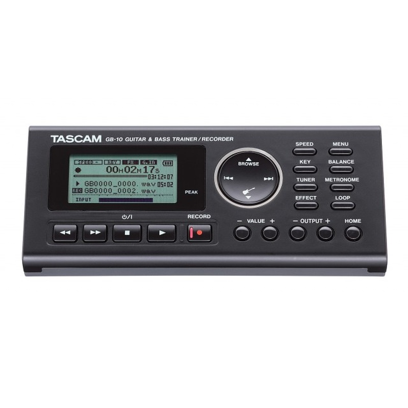 Entrenador Digital Portátil Tascam Gb-10
