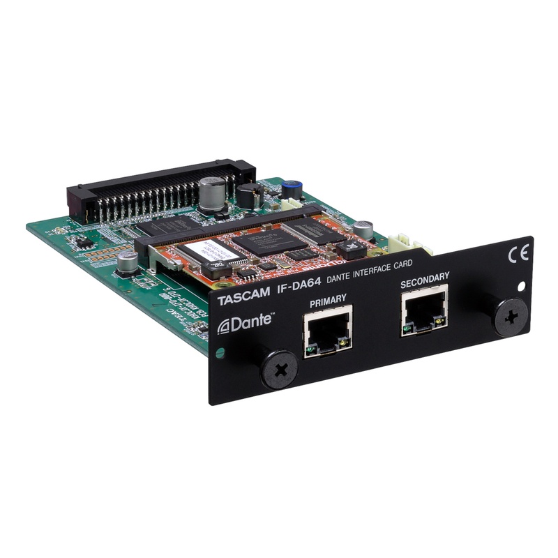 Tarjeta De Expansión Dante Tascam If-Da64