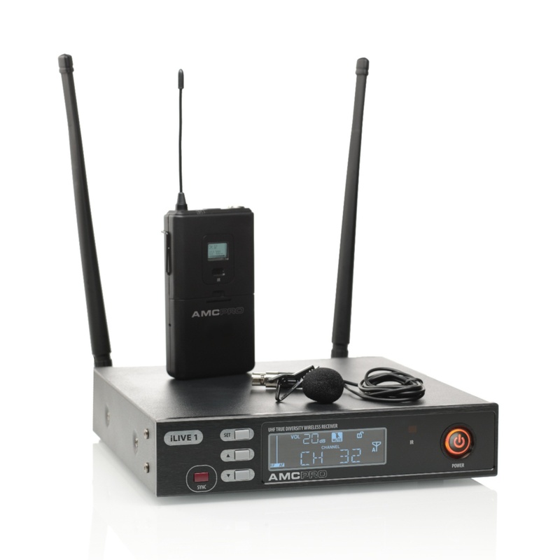 Micrófono Inalámbrico Amc Ilive1-Lavalier