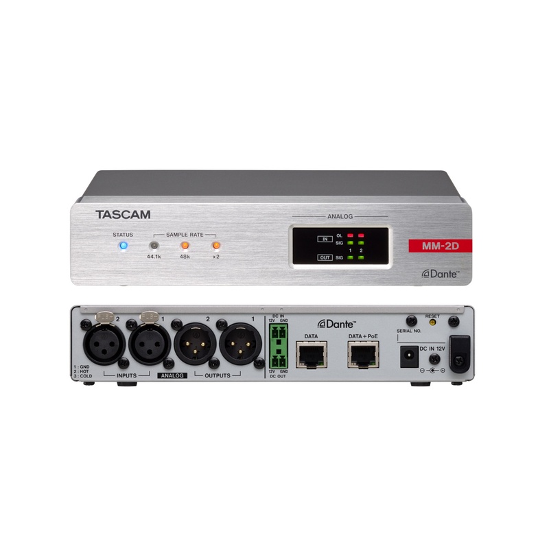 Conversor A Dante Tascam Mm-2D-X