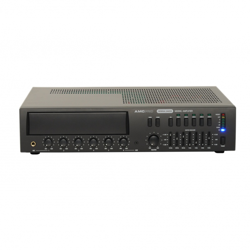 Amplificador Mezclador Modular Amc Mma-240X Bk