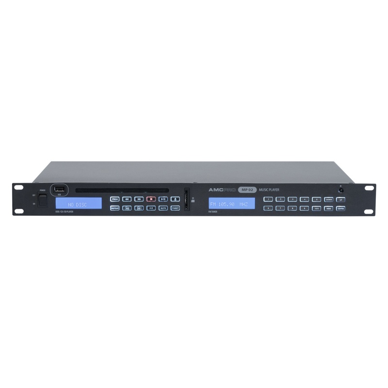 Reproductor De Cd Am/Fm Amc Mp-02 Bk