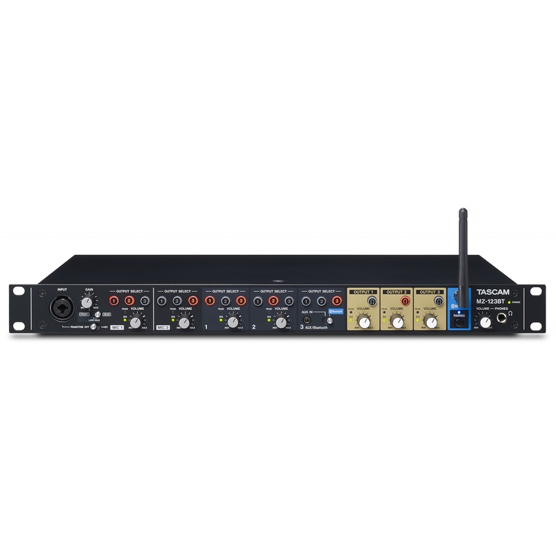 Mixer De Audio Tascam Mz-123Bt