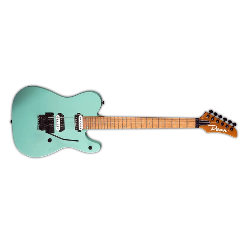 Guitarra Eléctrica Dean Nv24 Floyd Roasted Maple Mint Green