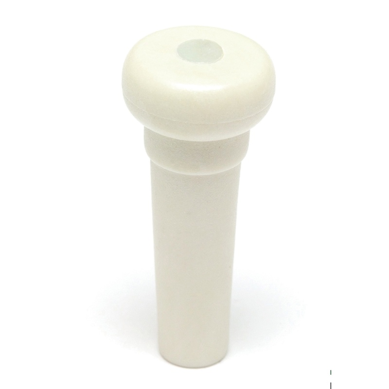 Pin De Puente Graphtech Tusq End Pin Wh Mother-Of-Pearl Dot