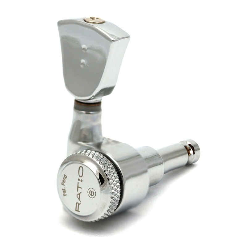 Clavijas Gitarra Electricas Graphtech 3+3 Vintage Chrome 2 Pin