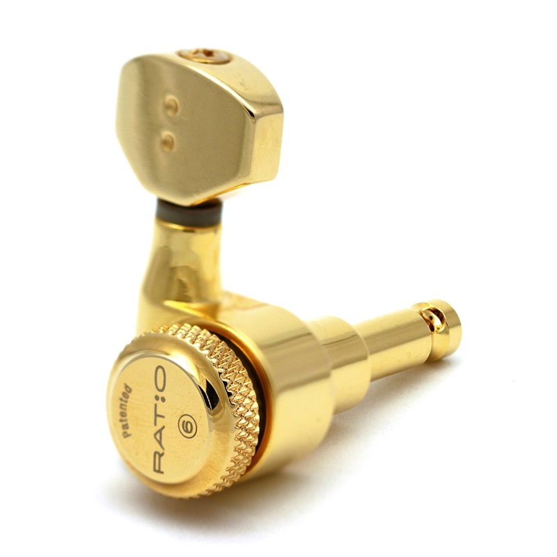 Clavijas De Gitarra Graphtech 6 In-Line Contemporary Mini Gold 2Pin