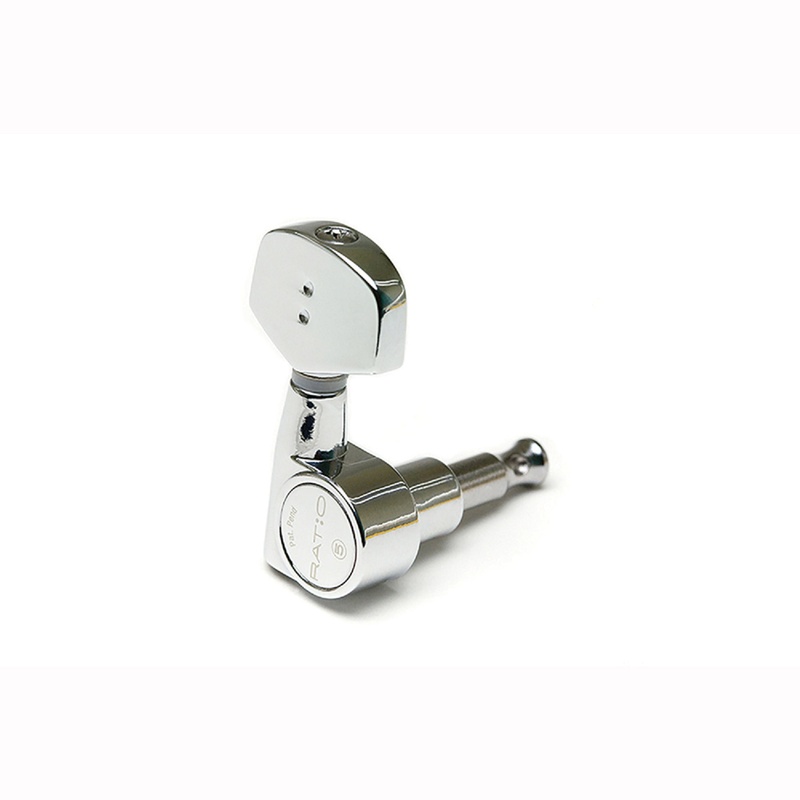 Clavijas De Gitarra Acustica Graphtech Ratio Acoustic 3+3 Contemporary 2 Pin Chrome