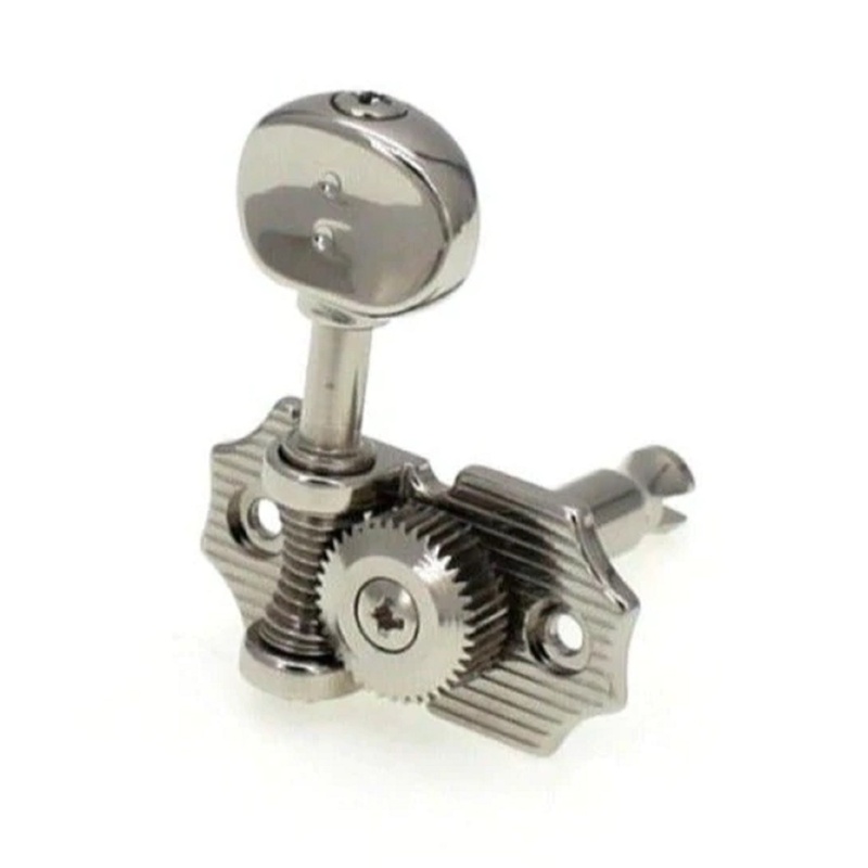 Clavijas De Afinación Graphtech Ratio Electric 3+3 Waffle Vin. Nickel